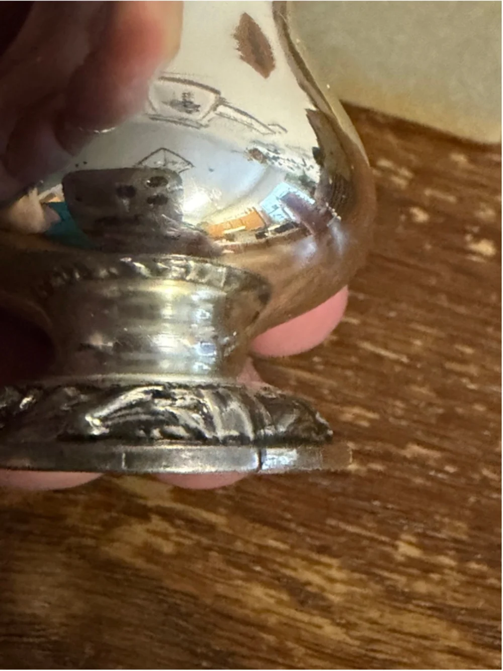 Vintage Oneida Ltd #51 Weighted Silverplate Salt Pepper Shakers Set of 4 w/ Box